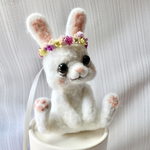 もちほっぺ　うさぎ🐰選べるヘアドレス💐