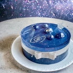 gâteau à la gelée de ciel étoilé【星空のゼリーケーキ】