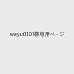 wayu0101様専用ページ