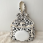 【再販】おしりふき一体型おむつポーチ*Dalmatian black