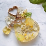 lemon color🍋猫ちゃんシェイカーキーホルダー  The door of summer♡
