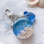 海色レジンキーホルダー Summer♡ サークル型
