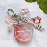 strawberrycolor🍓♬.*ﾟスライスオレンジキーホルダー
