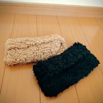 小豆のもふもふアイピロー