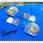 Summer♡10本フルset海デザイン