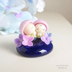 夫婦こじぞう　＊紫陽花