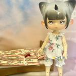 花柄ノースリーブパジャマ