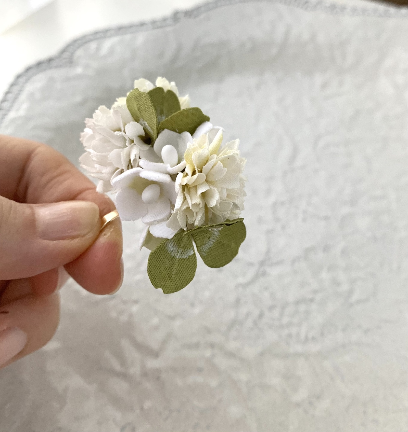 イエロー布花ヘッドドレスボックス付き - heure de l`ange | minne