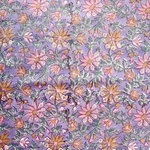 【india】ハンドブロックプリント生地 幅110cm×50cm　No.167