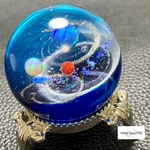 IORIの宇宙玉レジンメガ玉　レジンオブジェ