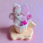 ユメカワJUNKちゃん☆ツギハキねこのぬいぐるみ☆手のひらサイズ②