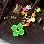saly☆かわいいー！お花のバッグチャーム