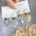 ブルーオーロラのツイストピアス