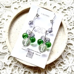 🩶💚夏っぽ揺れるピアス🫧✨