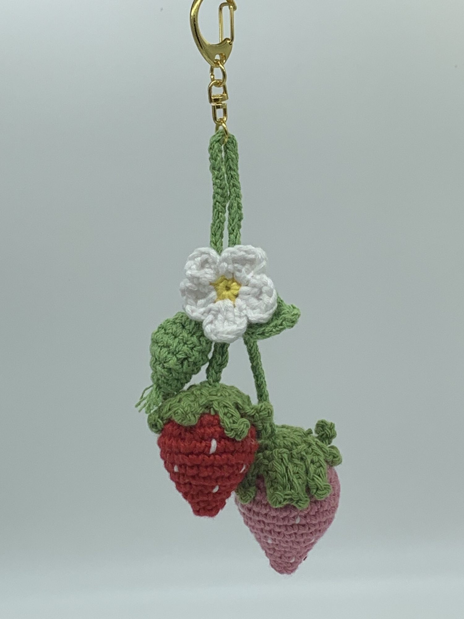 まー子　ハンドメイド　プードルキーホルダー　あみぐるみ　いちご tka 様専用 ハンドメイド プードルキーホルダー あみぐるみ