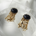 『glisten』(Vintage Black)(グリッスン) /ピアス イヤリング ヴィンテージ お出かけ お呼ばれ 結婚式 2次会 パーティー