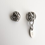【antique】チェーンピアス/イヤリング             シルバー チェーン 