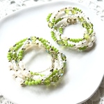 💚推し色シンプルビーズネックレス