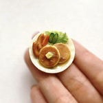 ホットケーキの朝ごはん