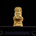 釈迦仏座像 仏師で仕上げ品 木彫仏像 仏教美術品 貴重古美術