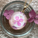 紫陽花ねずみ　ネックレス　　#7