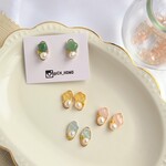 【専用ページ】Difficult materials/stone 天然石×淡水パール ピアス・イヤリング 