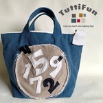 tuttifun＊Aquamarine・number bag