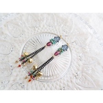 ハムサハンドのピアス /ターコイズカラー/2306-2 ￥2400