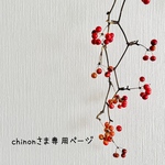chinonさま専用ページ