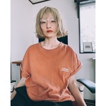 ラスト1//リメイク/SEPTUM18KDARK ロゴガーメントダイT ヤム   (前プリント）