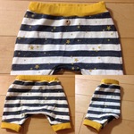 夏にぴったり＊ボーダー✖️星のショートサルエルパンツ＊80cm