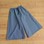 ピンストライプsoftデニム　　マキシパンツ　　78㎝丈　