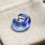 Blue EarCuff：波動玉®【現品一点物】