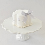 【完成品】クレイケーキ ＊ お花ケーキ(パープル)