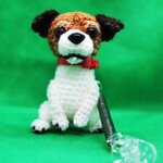 あなたのペットをストラップに！（ゴルフマーカージャックラッセルテリア）
