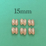 importアクリルカボション　ブラウン　6個入り