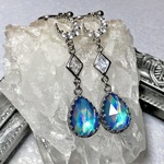 【水晶×レジン】幻日の虹『月仙の耳飾り』原初