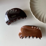 べっ甲バンスクリップ シンプル ヘアクリップ  髪留め ヘアアレンジ