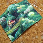 文庫本＊大草原のまあるいお家＊ブックカバー＊文庫本カバー＊文庫カバー＊