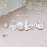 【New✽】うさぎさんとふわふわティータイムガーランド𓂃 ♡𓈒𓏸   