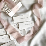 1部50円〜Mini Cotton Name cards *simple 9枚セット　シンプルコットンペーパー席札