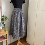 ☆SALE ミラクルウェーブコットンローンプリントスカート