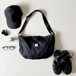 【受注生産】 リボン柄2wayショルダーバッグ （black）