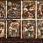 デザインペーパー STEAM PUNK CAT