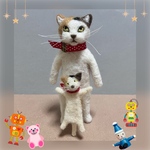 no.231 そっくり人形と猫さん