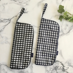 ラミネート　ペットボトルカバー　(保冷&保温) 　ギンガムチェック柄