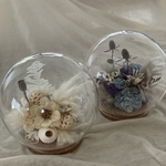  【送料無料】ドライフラワー　ボトルフラワー