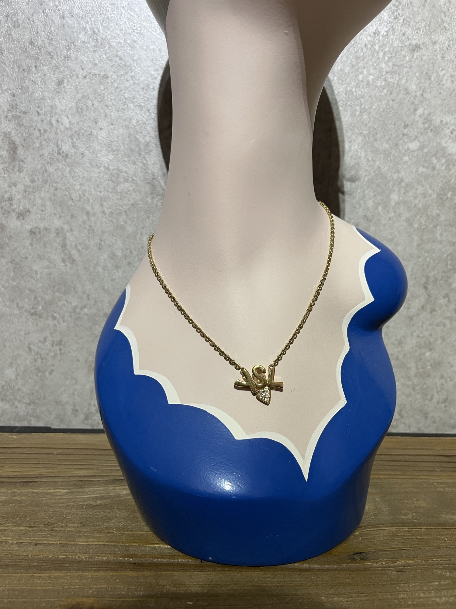 80sYVES SAINT LAURENT イヴ・サンローラン ヴィンテージ ネックレス