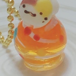 水風船にゃんこの練り切りチャーム
