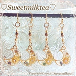 お月様シェルピアス(イヤリング)🌙1set